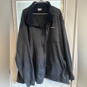 Columbia Men's Dark Gray Zip-Up Sweater